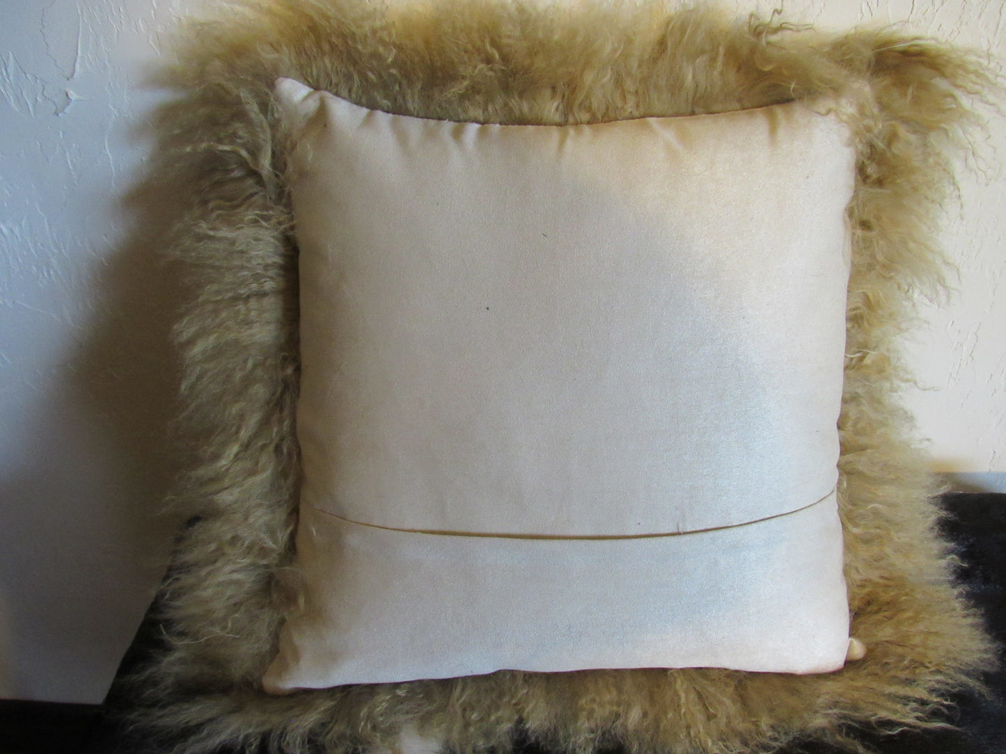 Mongolian Real Fur Pillow