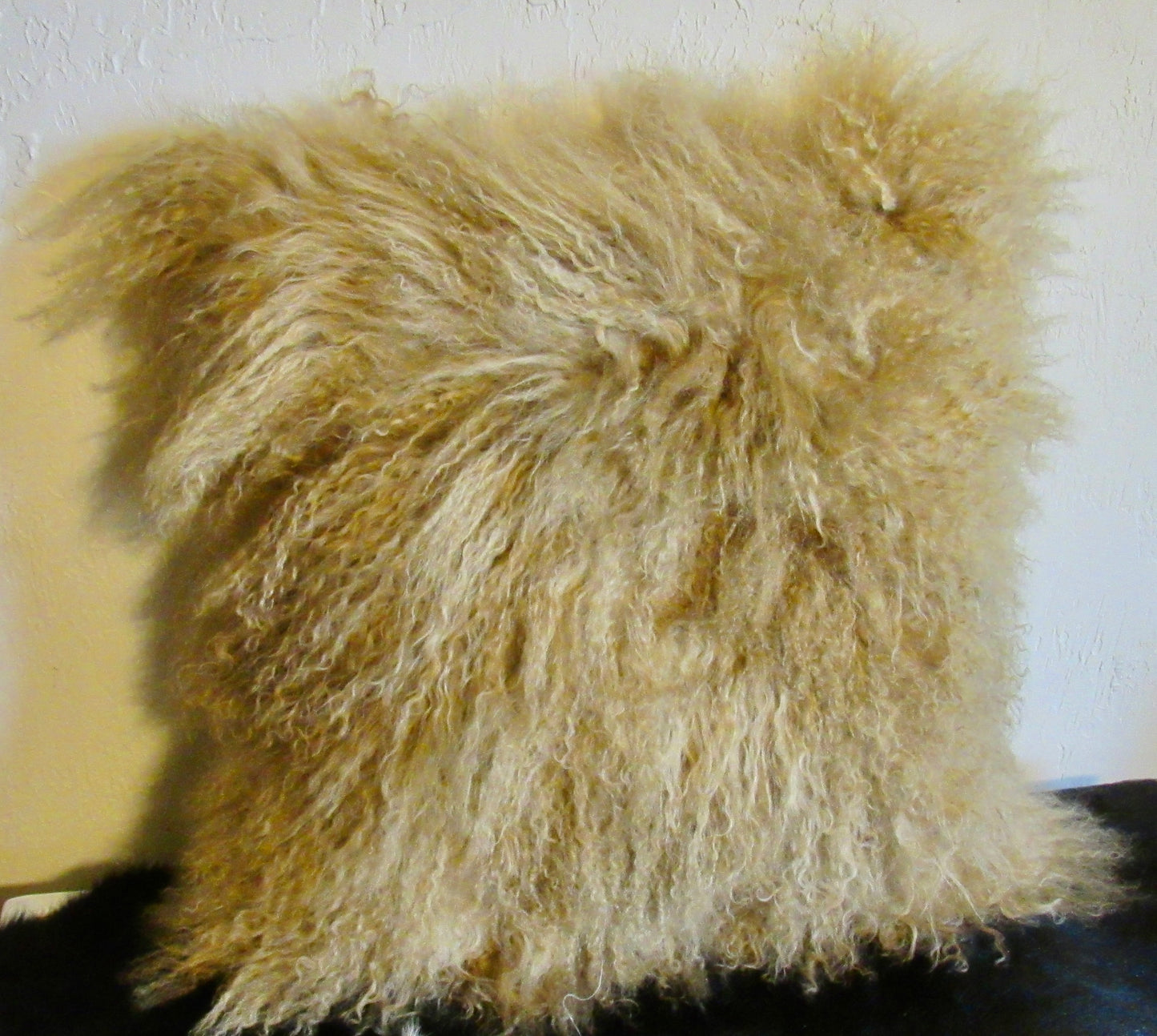 Mongolian Real Fur Pillow